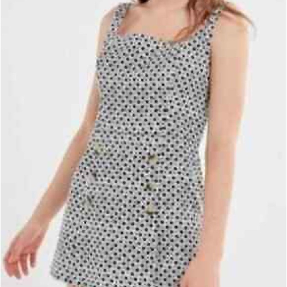 Urban Outfitters Dalila Square Neck Skort Romper